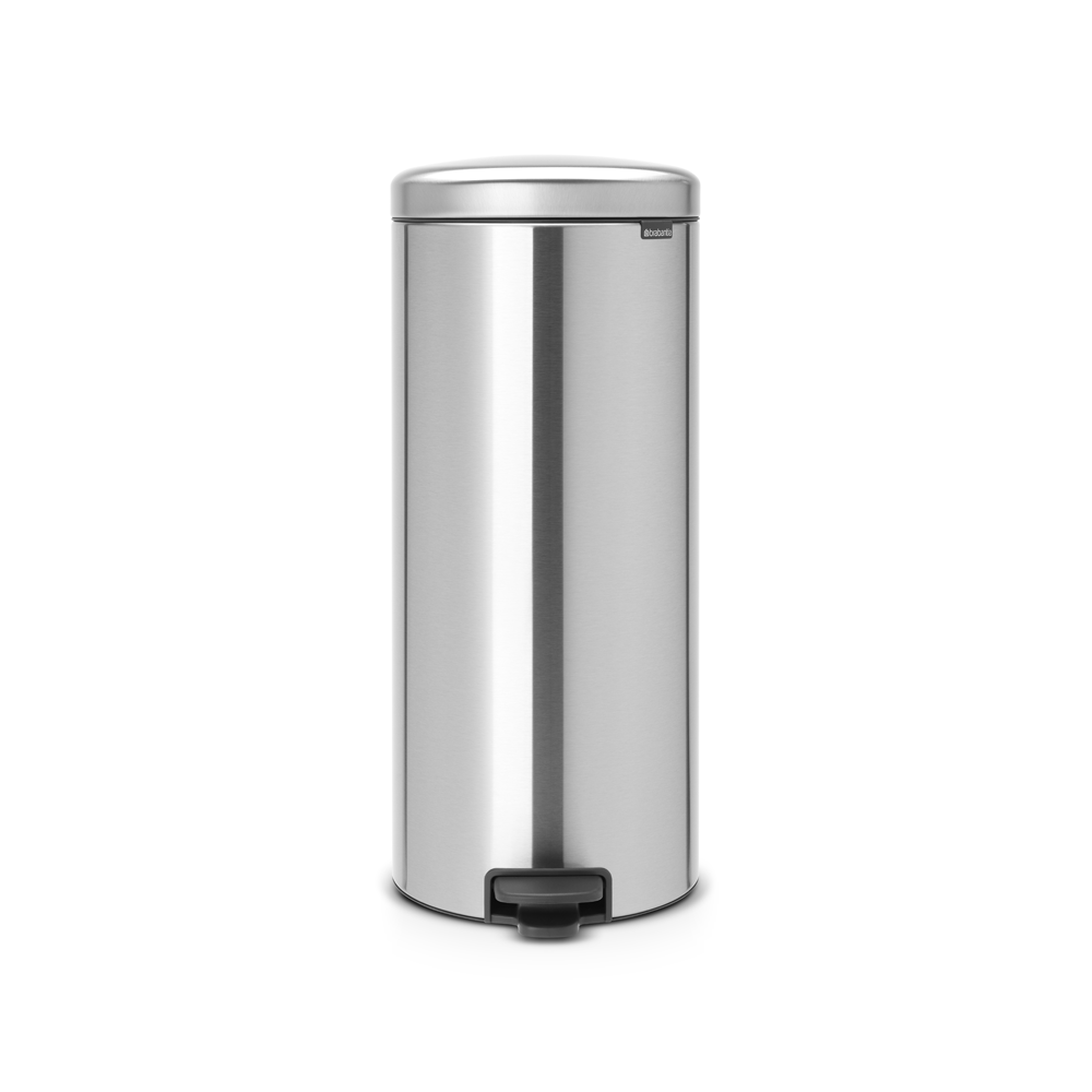NewIcon Pedalspand 30 L mat stål
