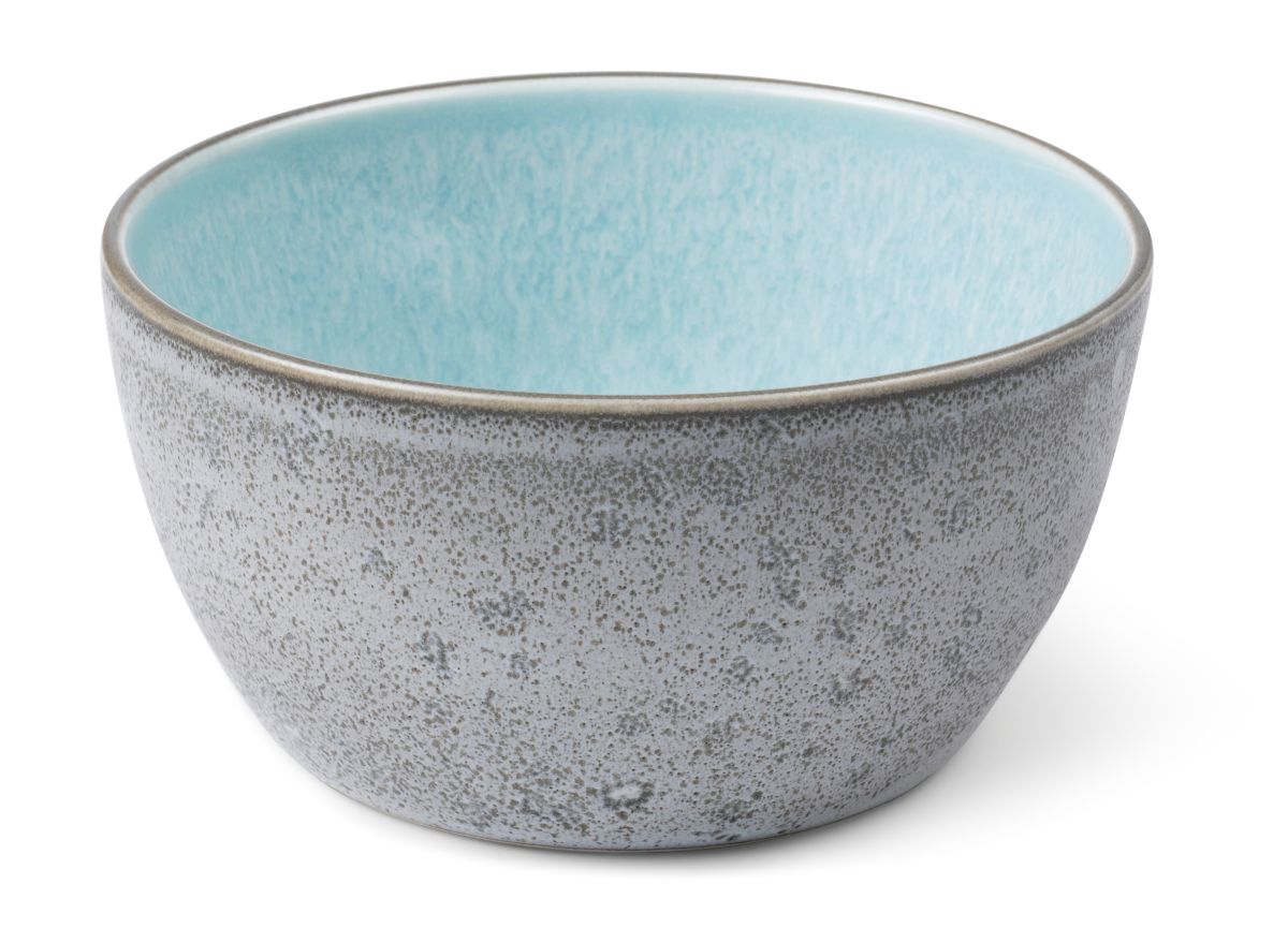 Bitz Skål 14 cm grå/lyseblå