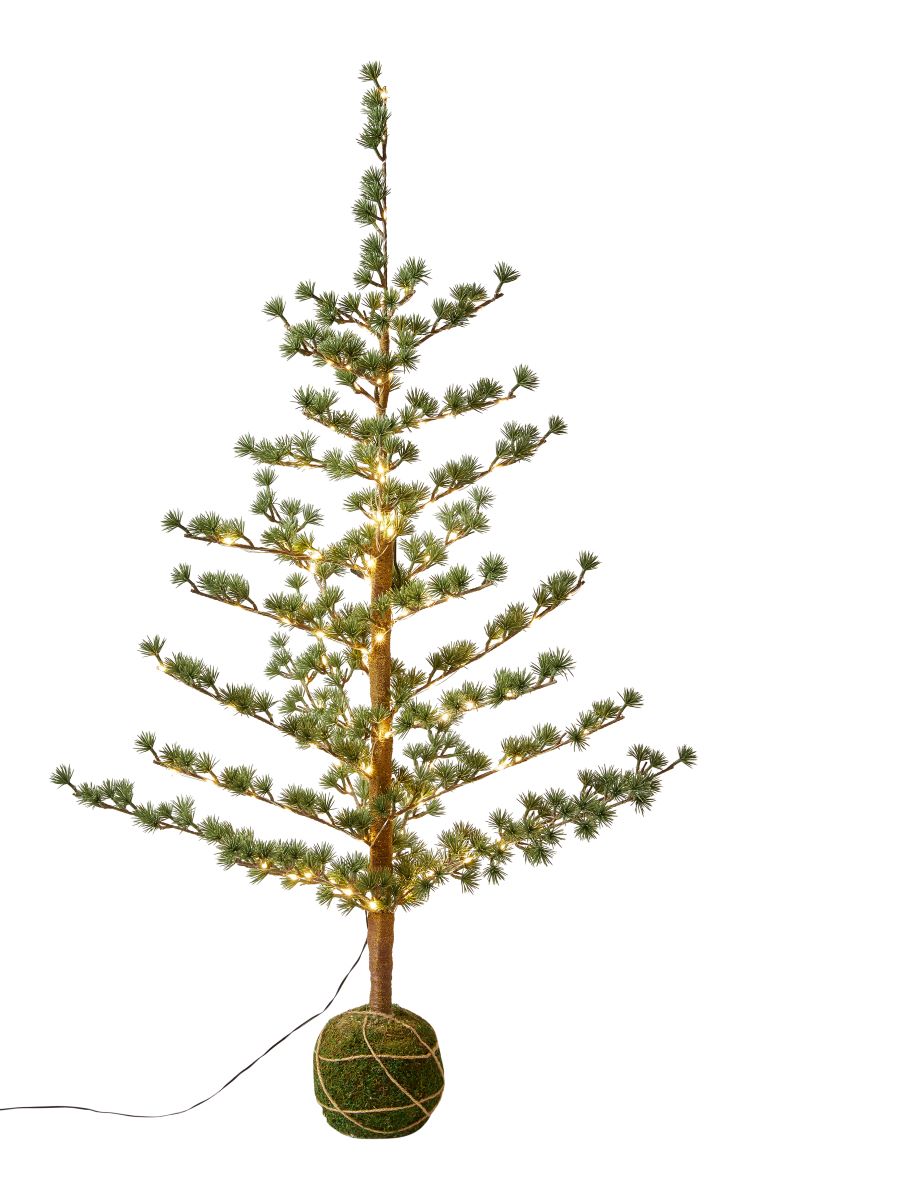 Cedertræ med 150 LED Højde 120 cm.
