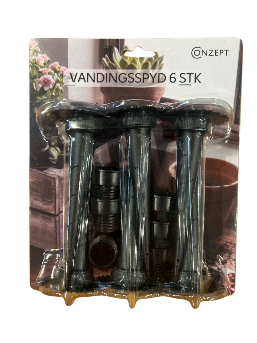 Selvvandingsspyd til skruelåg 6 stk.