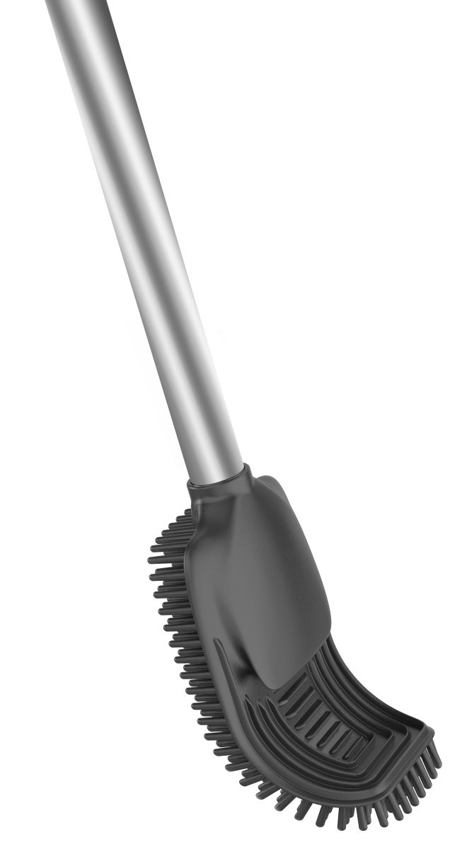 Conzept toiletbørste rustfrit stål med silikonehoved