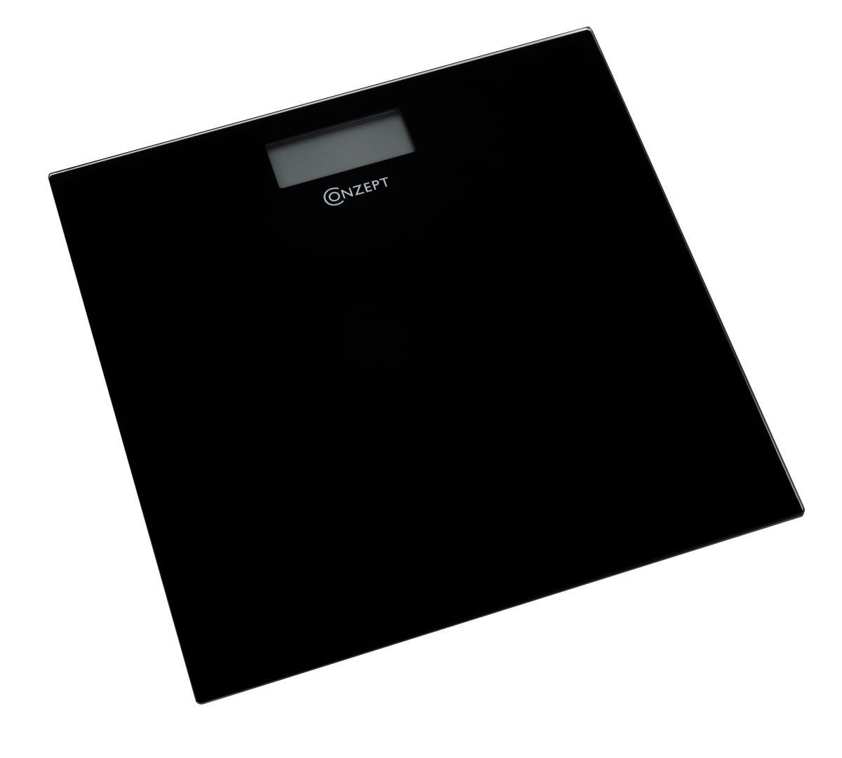 Conzept personvægt 180 kg sort glas