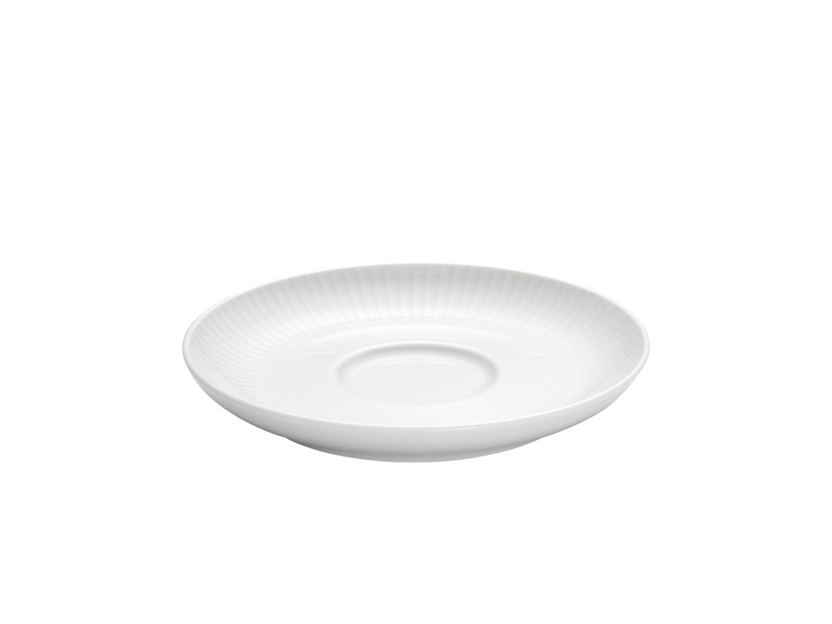 Underkop Plissé 18 cl 14 cm Hvid
