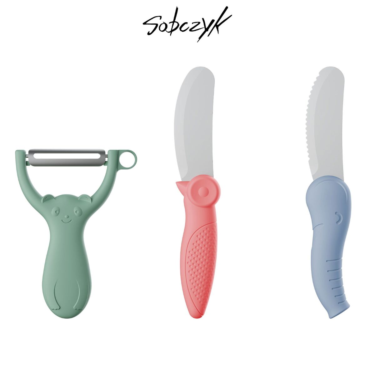 Sobczyk Junior skrælle/kniv sæt