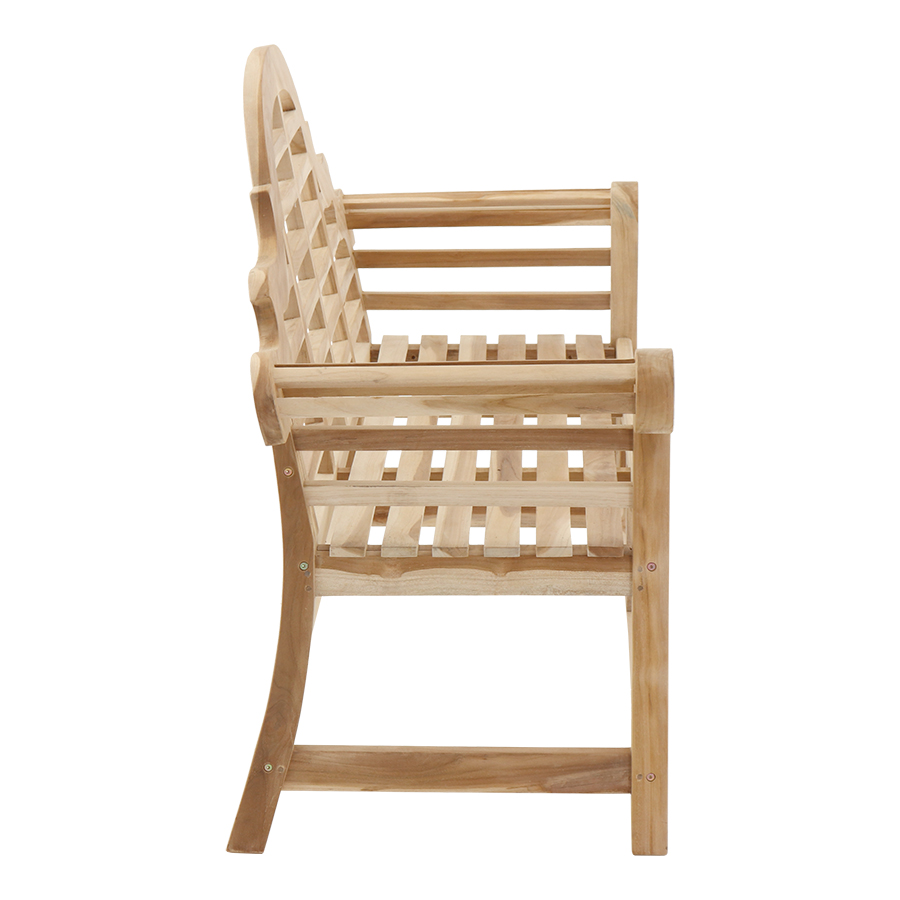 Monaco havebænk 150 cm. i kerneteak