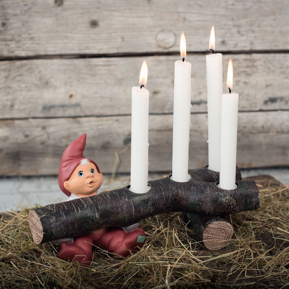 Klarborg Adventsstage Birk til 4 Lys