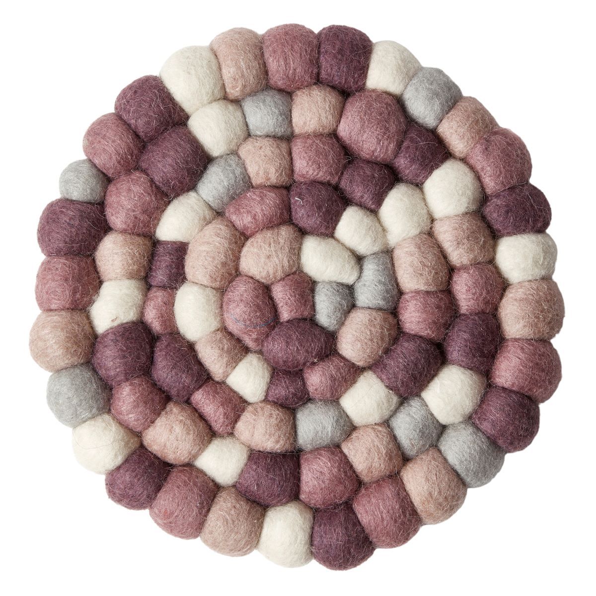 Bordskåner uld Ø 20 cm. - Lyng