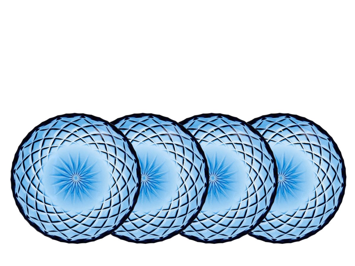 Asiet Sorrento 16 cm 4 stk. Blå