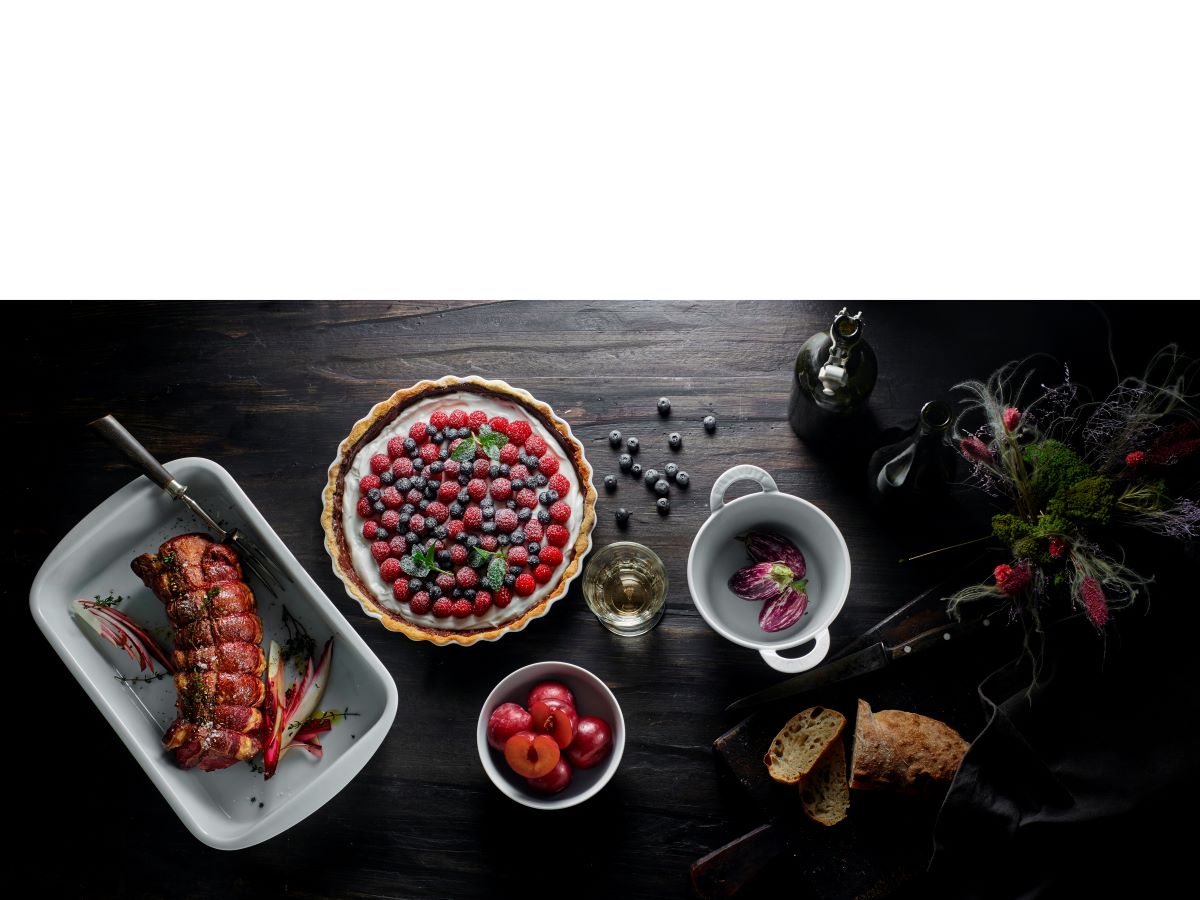 Fad nr. 1 Serie Originale 24 x 14,5 cm Hvid