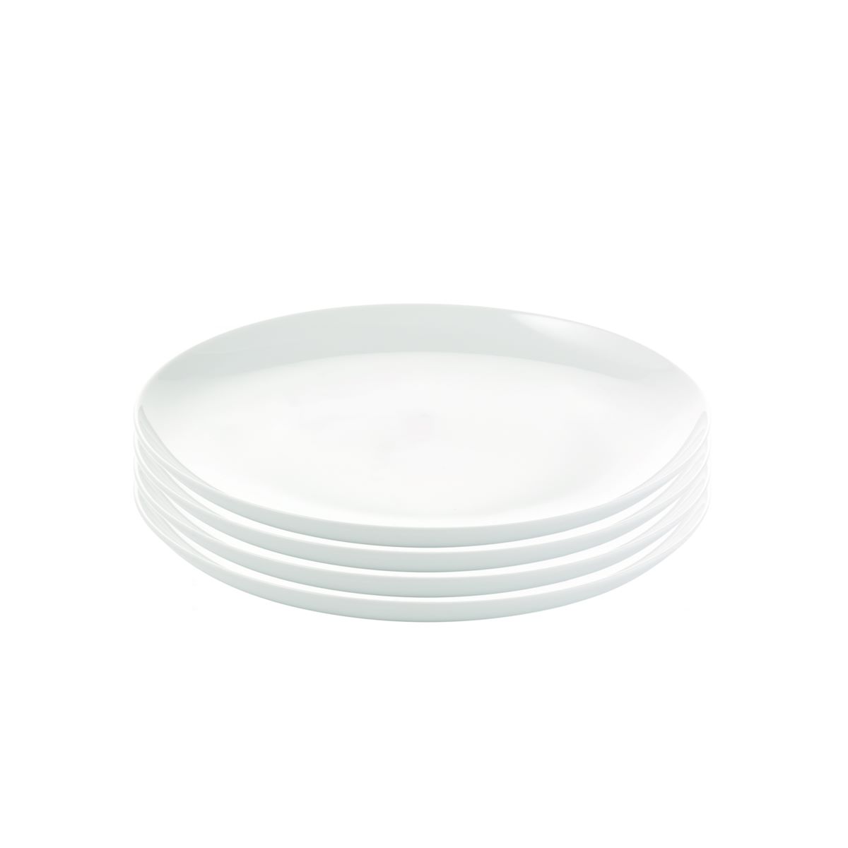 Atelier hvid middagstallerken 24 cm 4 stk.