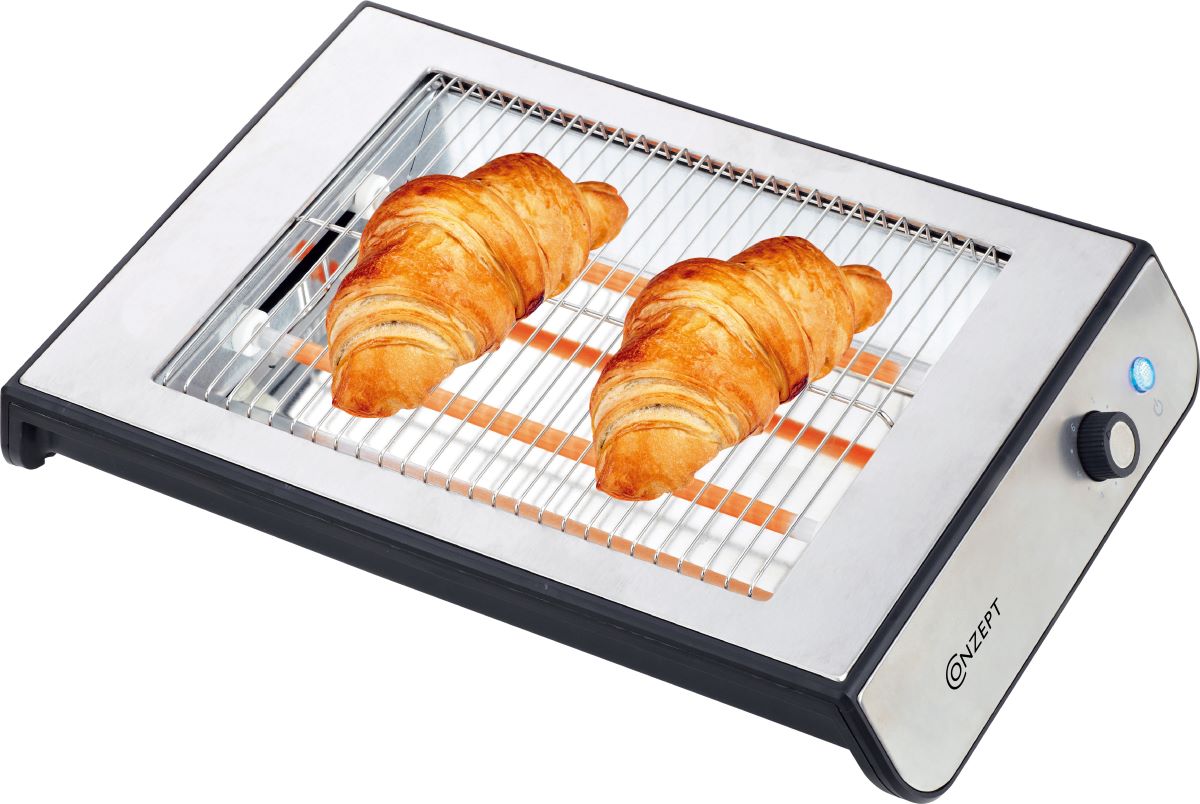 Conzept Brødrister stål timer 600 W 