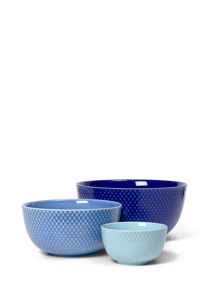 Rhombe Color 3 stk. Skåle Ø11, Ø17.5, Ø22 cm. 