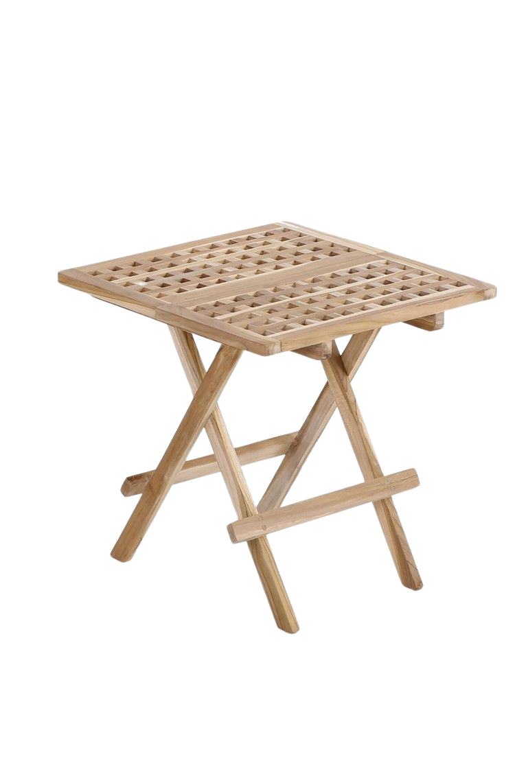 Houston klapbord 50x50 cm. i teak