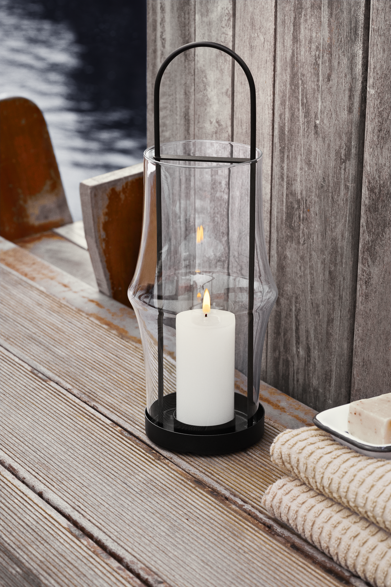 Holmegaard Arc lanterne 39 cm. - klar
