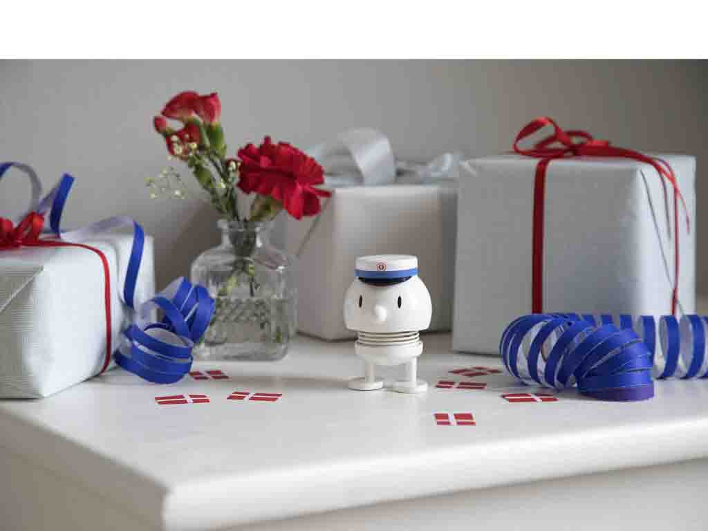 Hoptimist Student Bumble 4,5x5,9x7,5 cm.  - hvid str. S