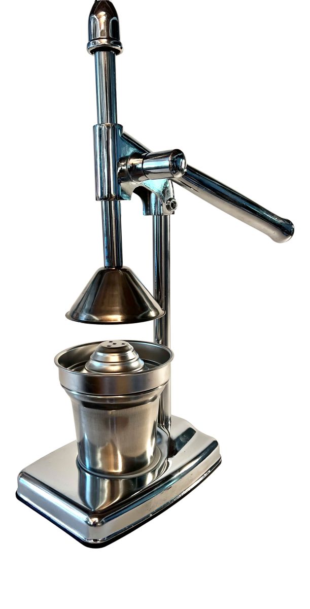 Juicepresser rustfrit stål 18 x 14 x 37,5 cm.