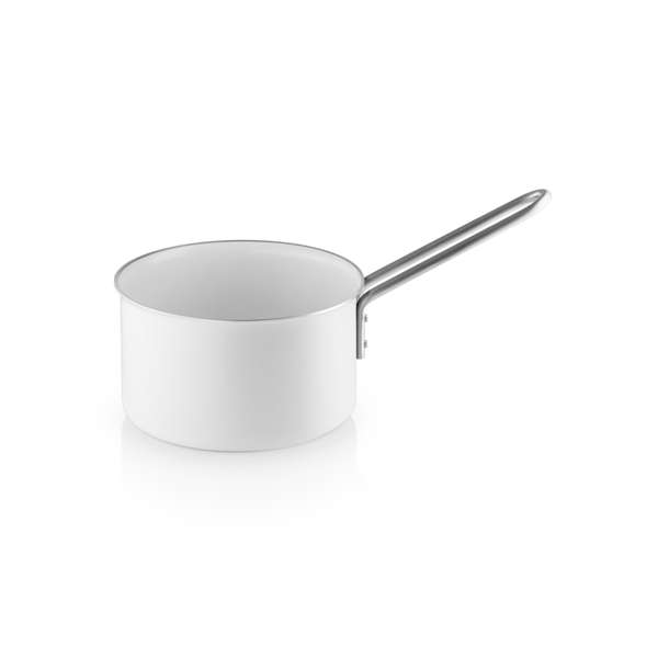 Eva Trio White Line Kasserolle 1,8 l med keramisk belægning, hvid/hvid