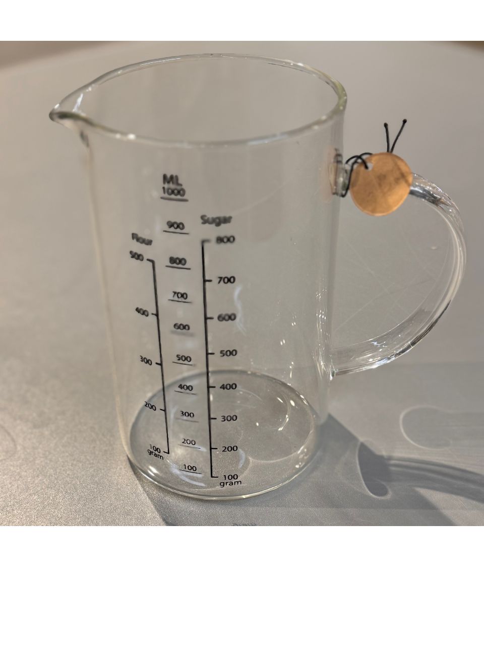 Målekande varmeresistent glas 1 L