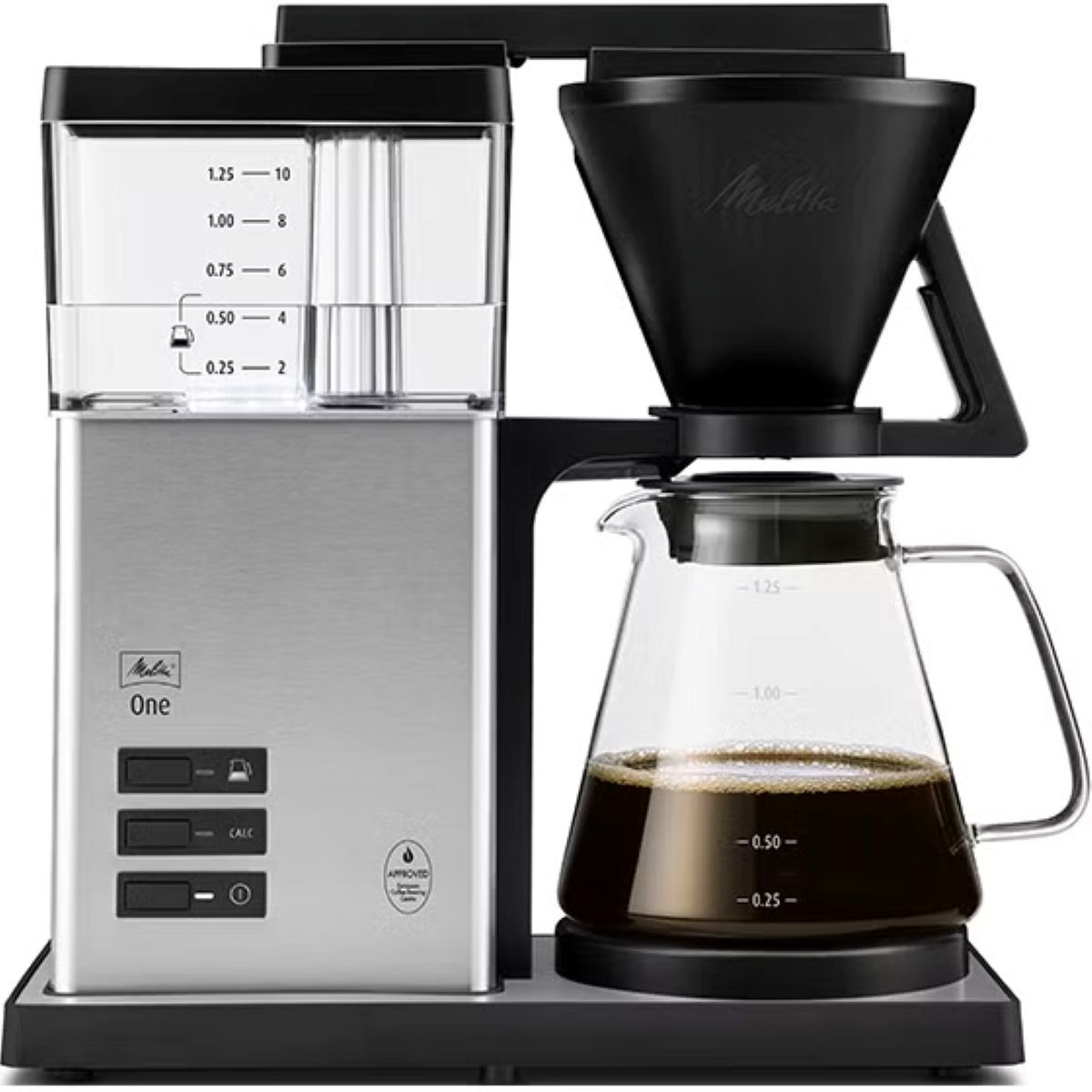 Melitta Kaffemaskine One 10-kop stål