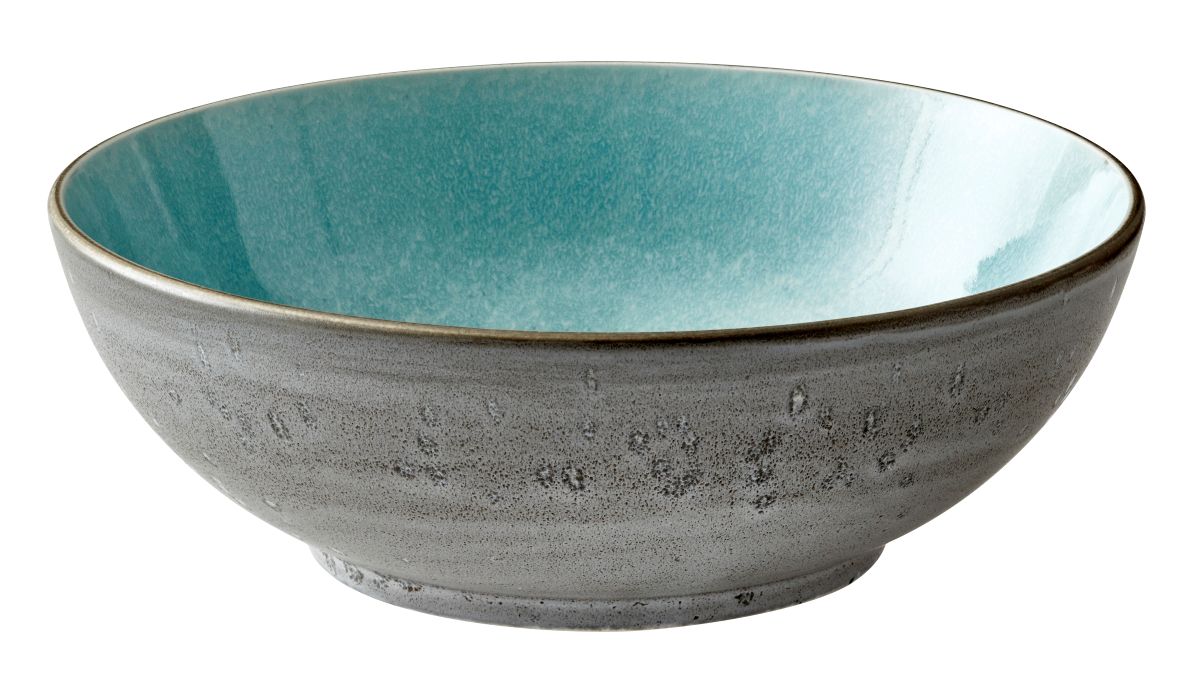 Bitz Salatskål 30 cm grå/lyseblå